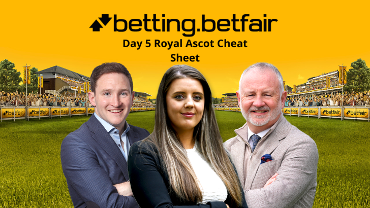 Betfair racing cheat for Royal Ascot day 5